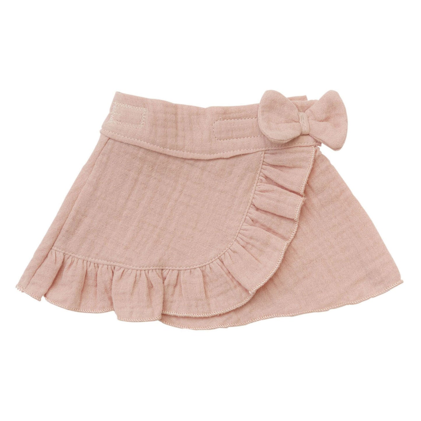 Heless Poppen wikkelrok roze met ruches, 28-35 cm