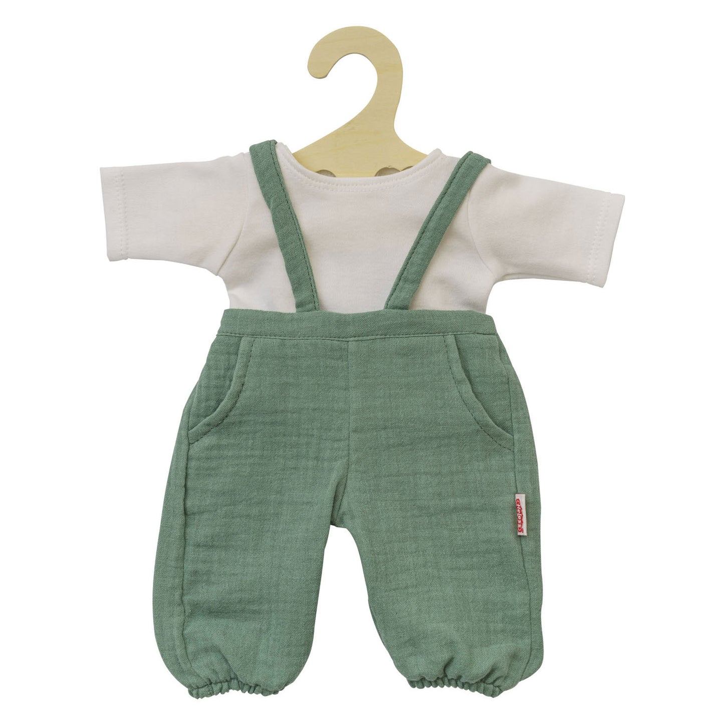 Heless Poppen tuinbroek groen, 35-45 cm