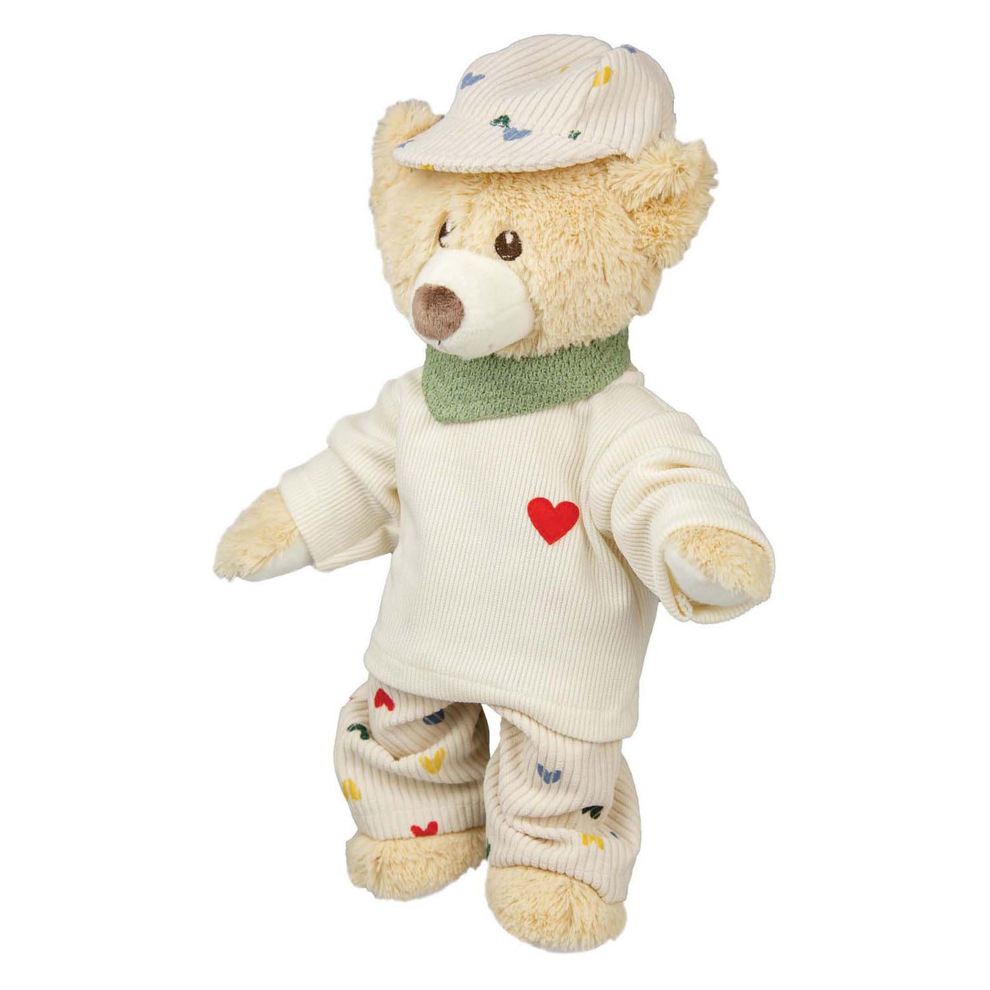 Heless Poppenmuts hartjesconfetti, 28-35 cm