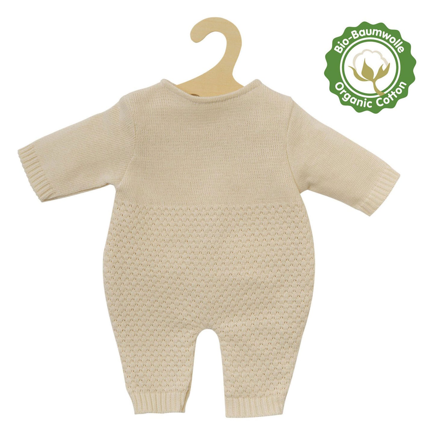 Heless Meisjes babypop met gebreide romper - 34cm