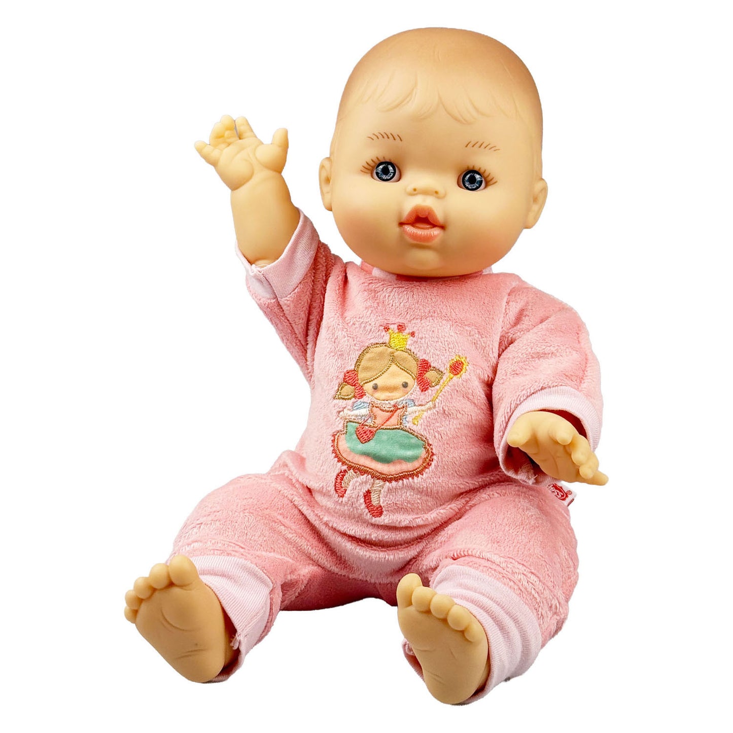 Heless Meisjes babypop met velours romper prinses emily - 34cm
