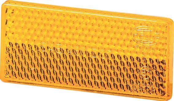 HELLA rückstrahler backlight 70x32mm self-adhesive yellow