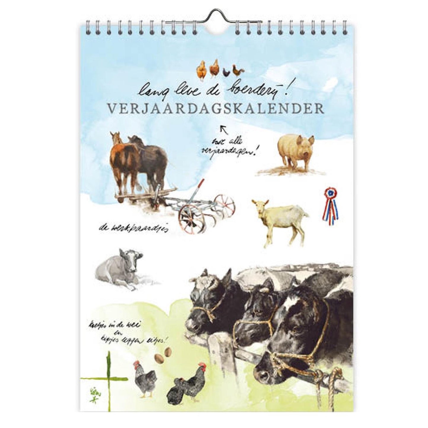 Comello Boerderij a4 verjaardagskalender