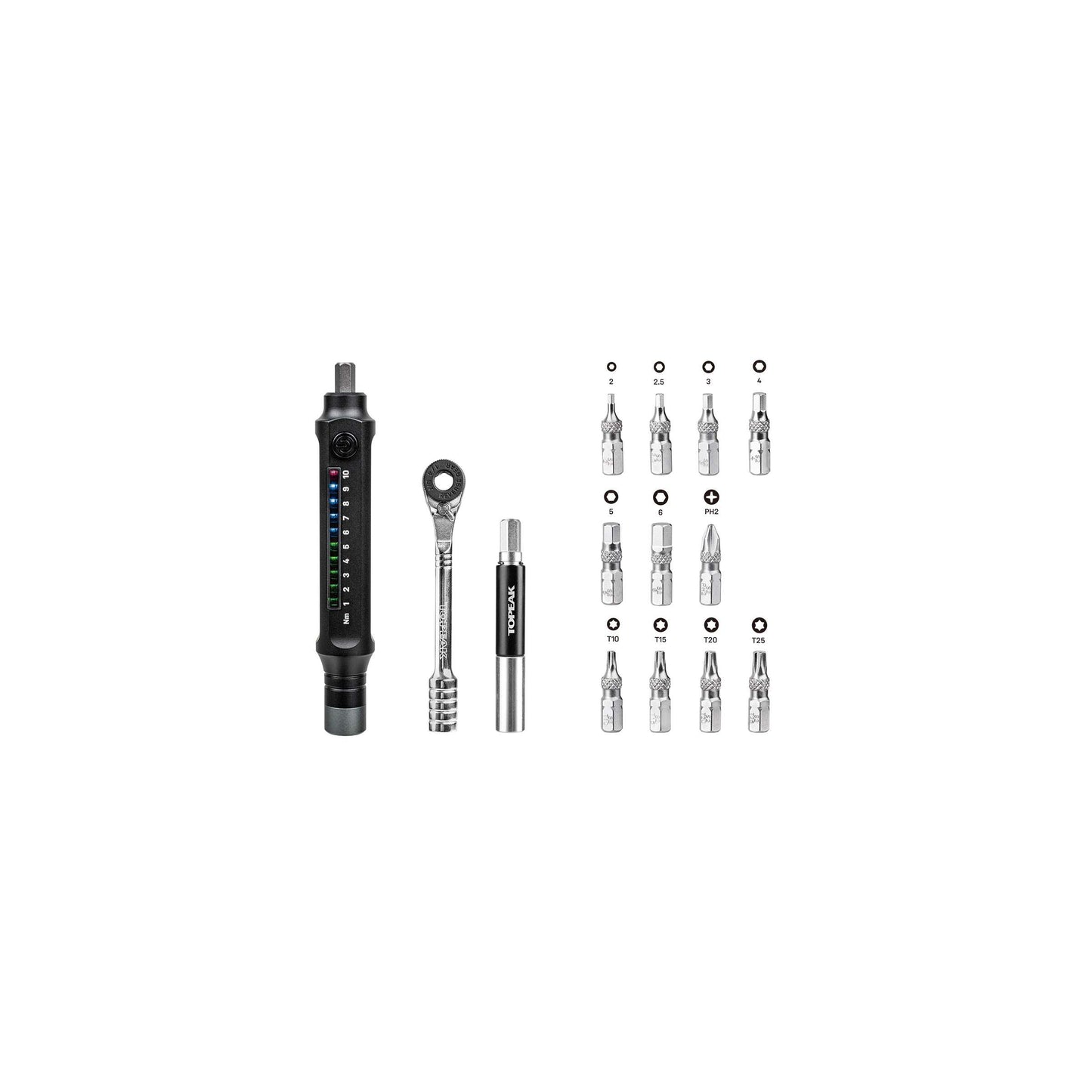 TOPEAK e-torqbar momentsleutel - 1-10 nm