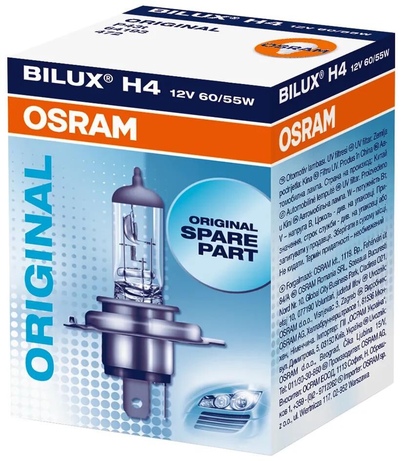 OSRAM hauptlampe hal.lamp h4 12v 60 55w