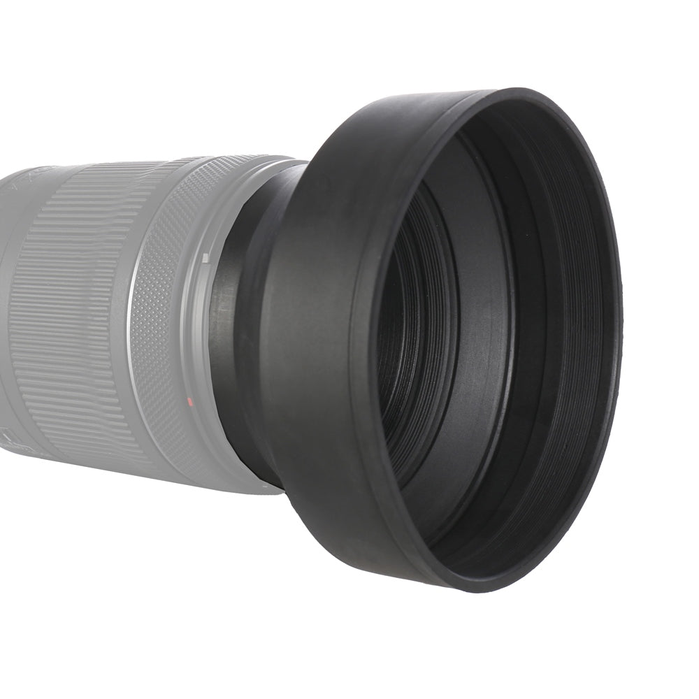Matin rubber zonnekap met metalen ring 62 mm m-6220