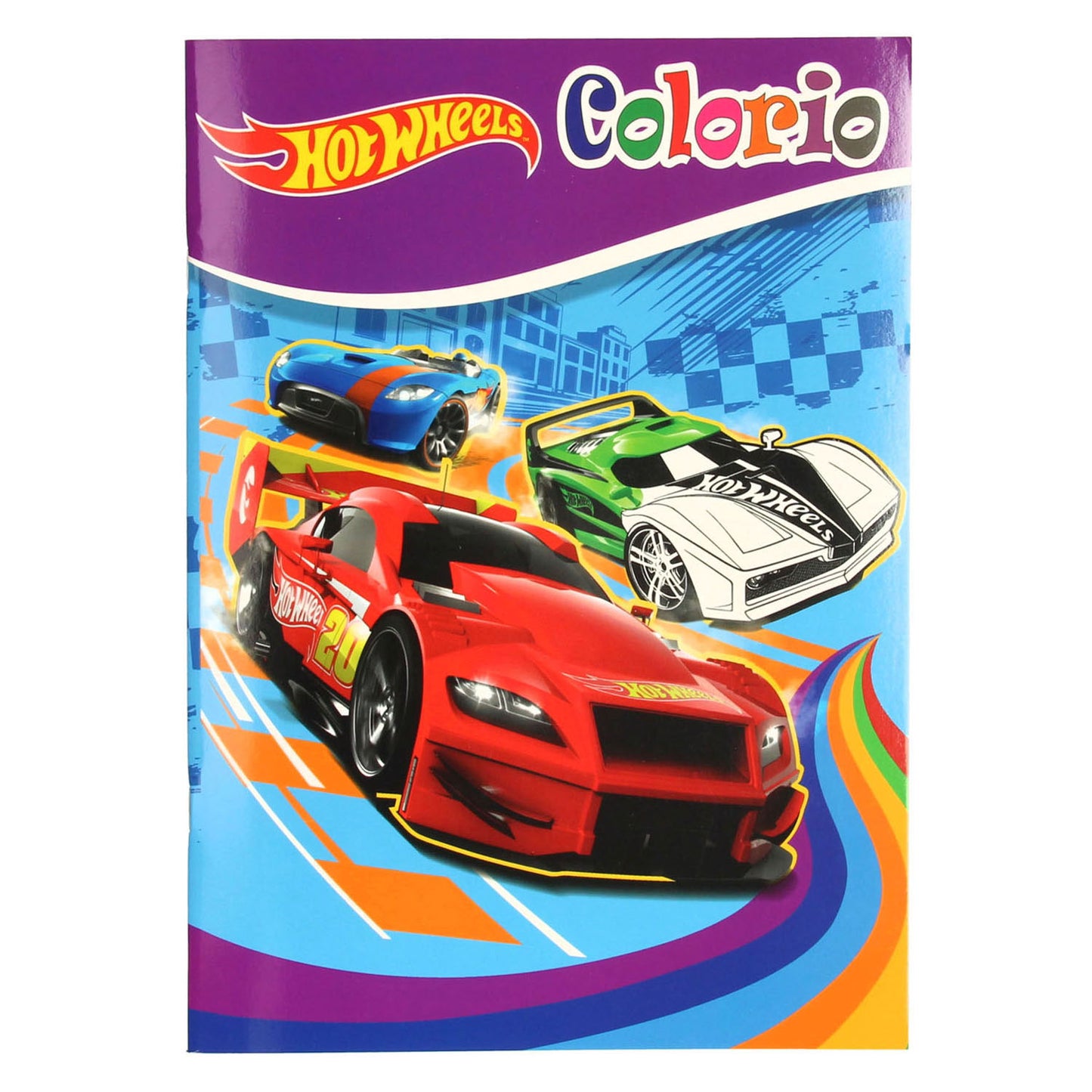 Hot Wheels colorio kleurboek