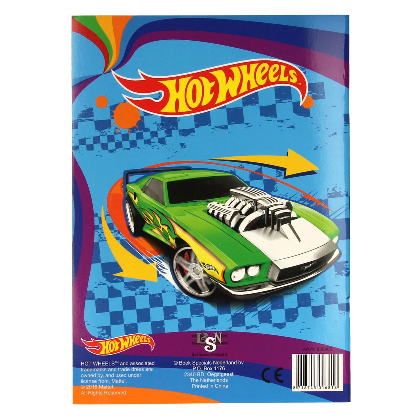 Hot Wheels colorio kleurboek