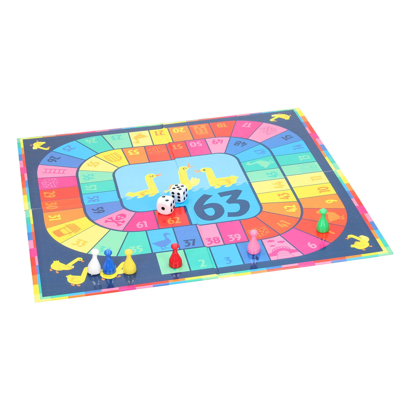 Wins Holland Kinderspel ludo ganzenbord 2in1