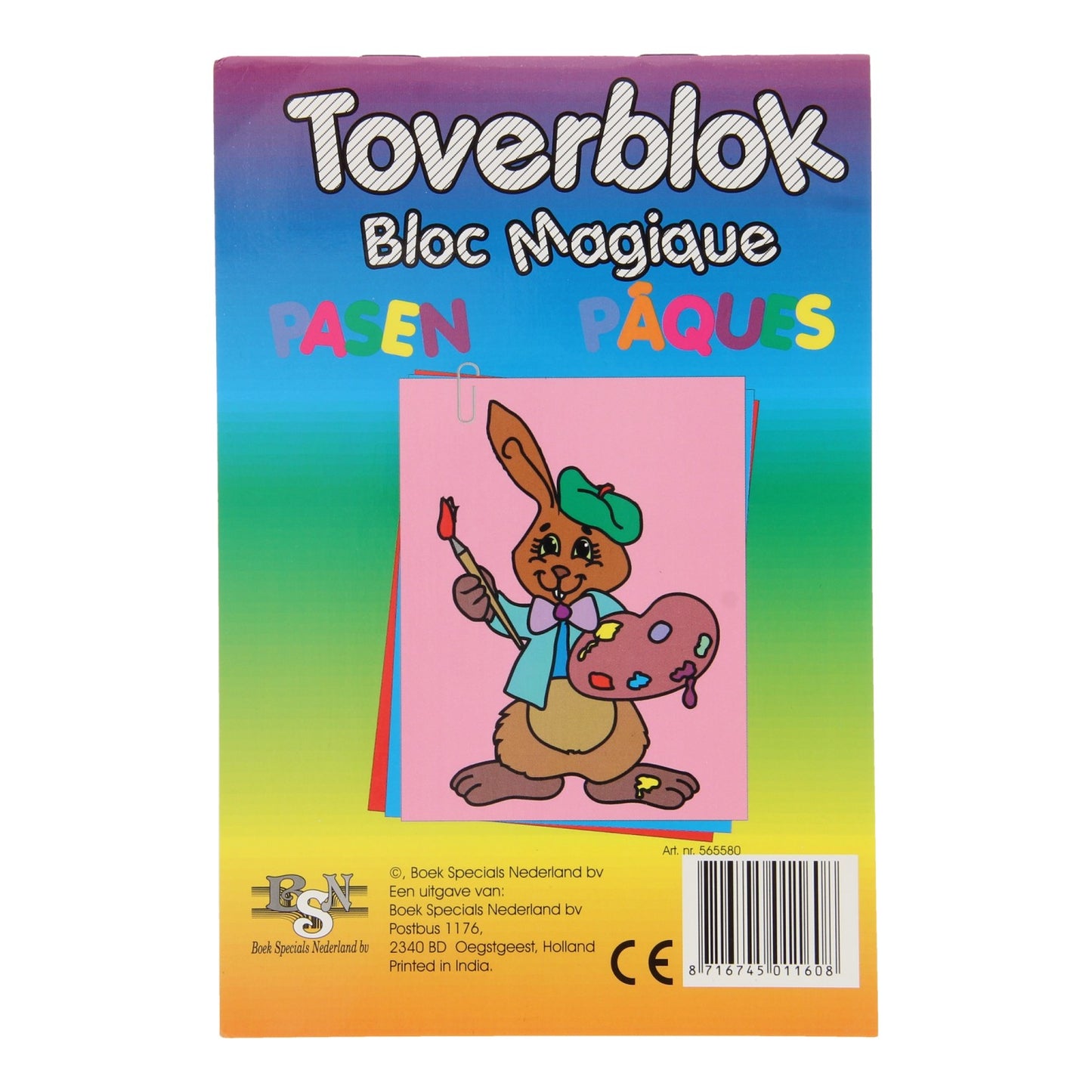 Boek Specials Nederland BV Tover- krasblok pasen a5
