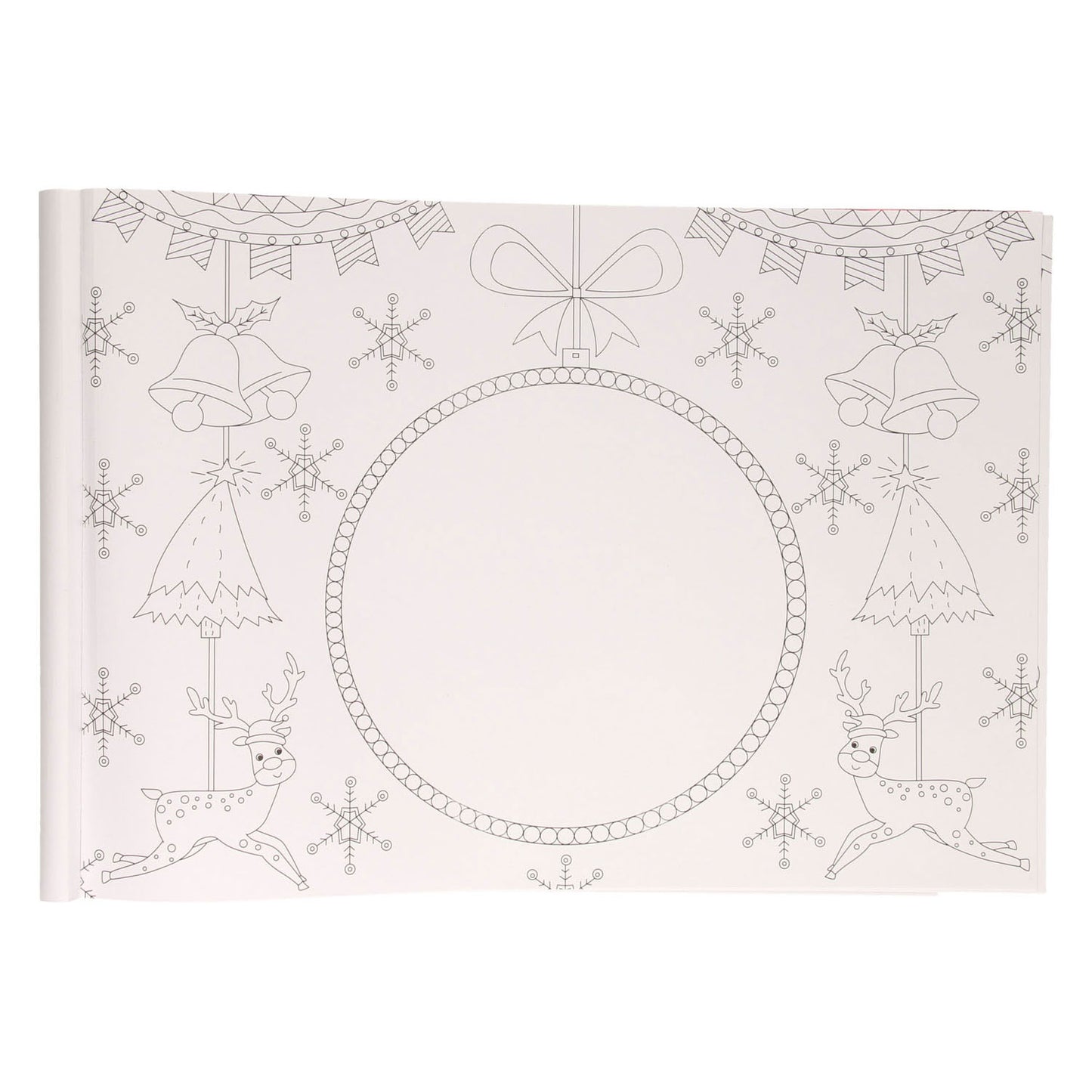 Wins Holland Kleurboek placemat kerst, 12st.