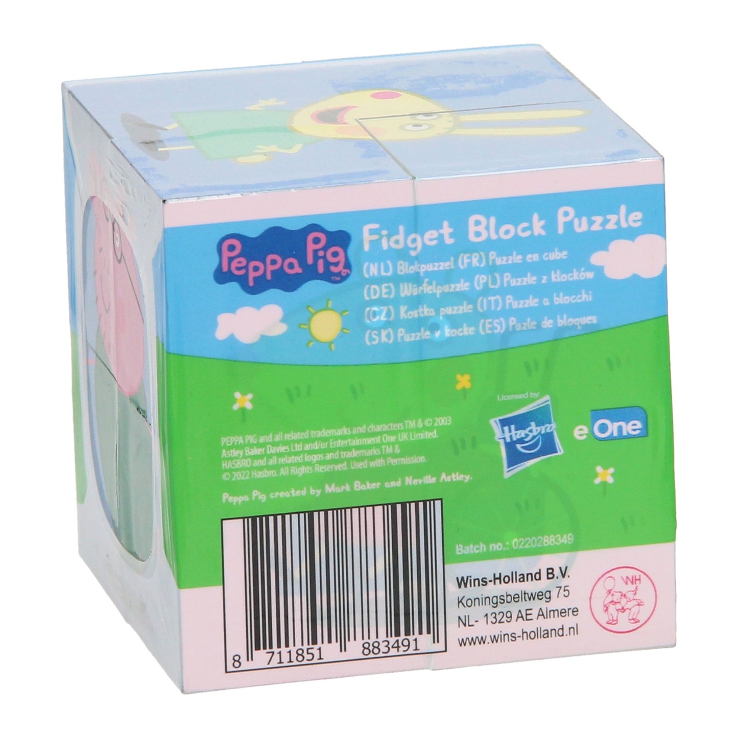 Wins Holland Peppa pig fidget blokpuzzel