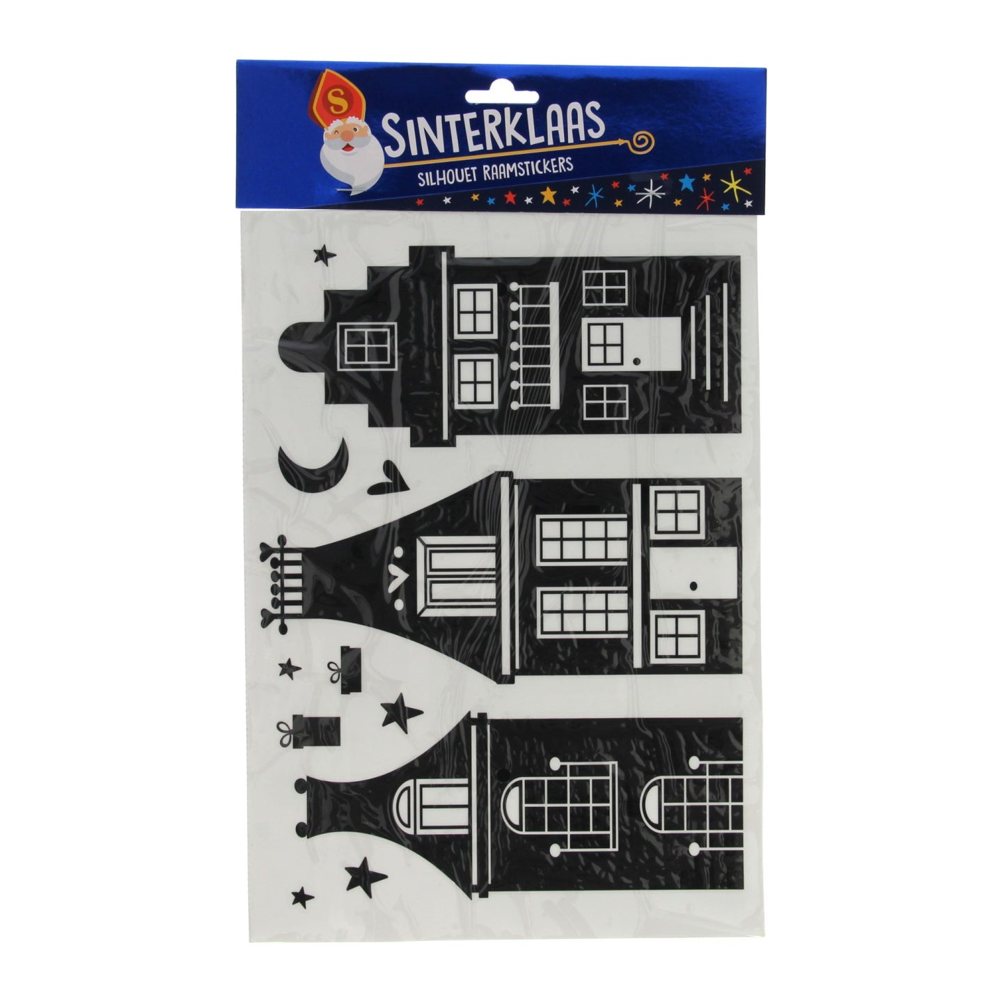 Wins Holland Silhouette raamstickers sinterklaas