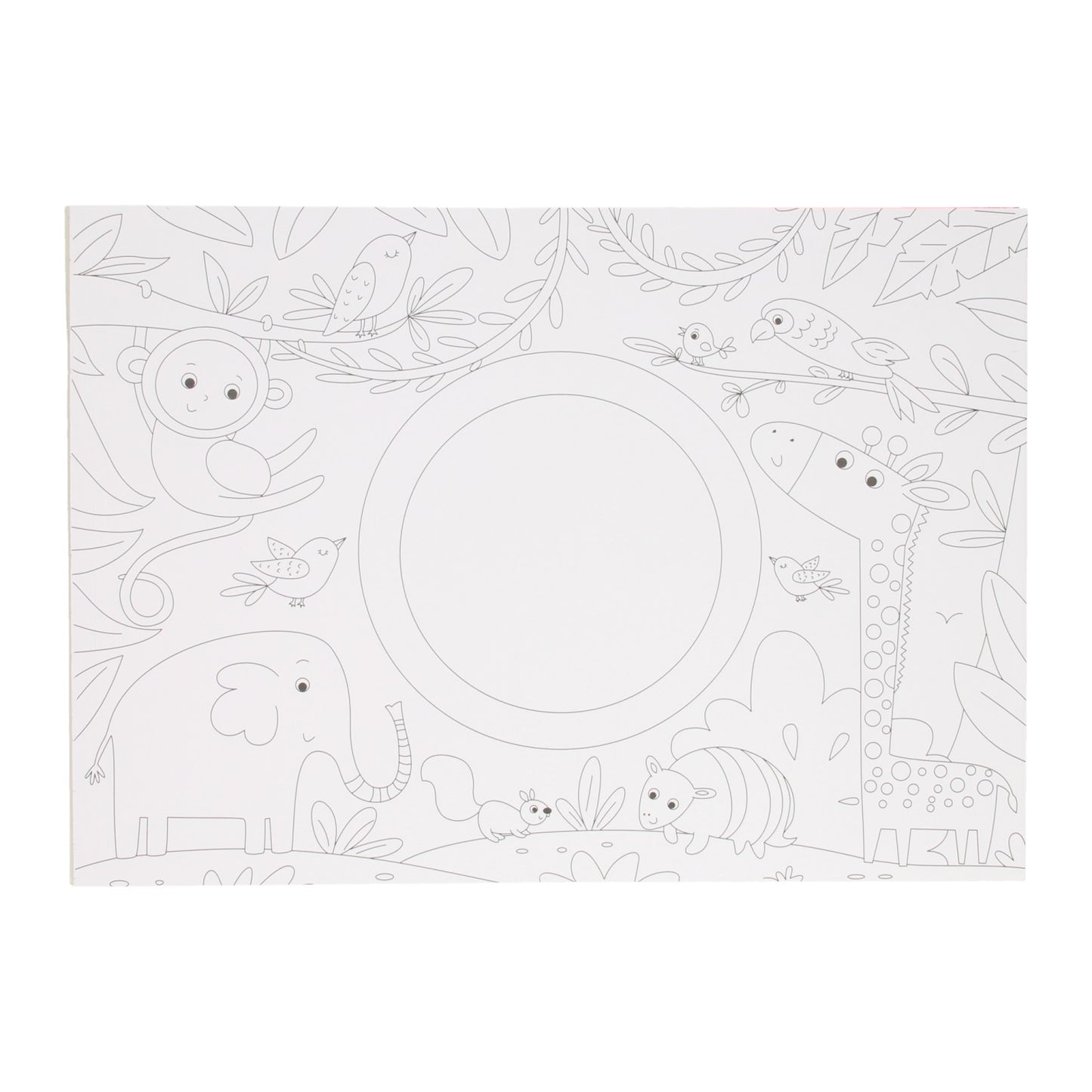 Wins Holland Placemat kleurboek - jungle