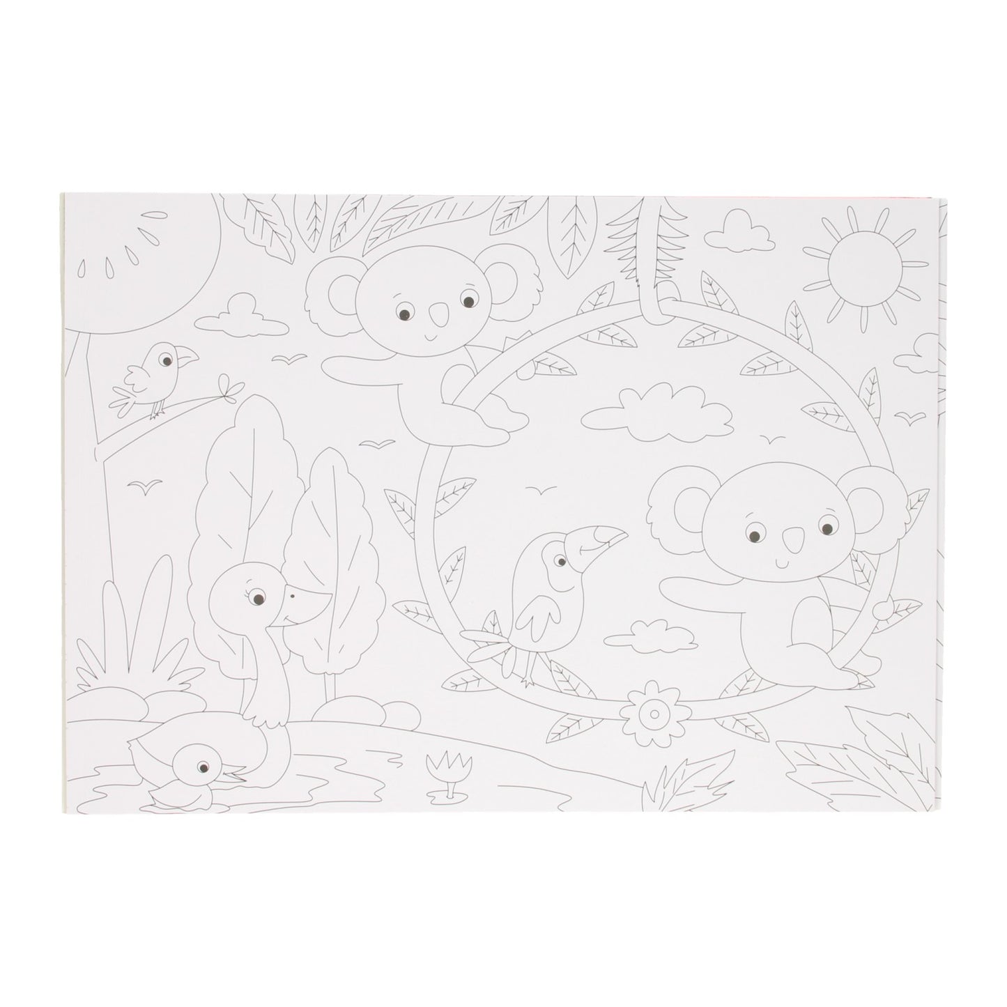 Wins Holland Placemat kleurboek - jungle