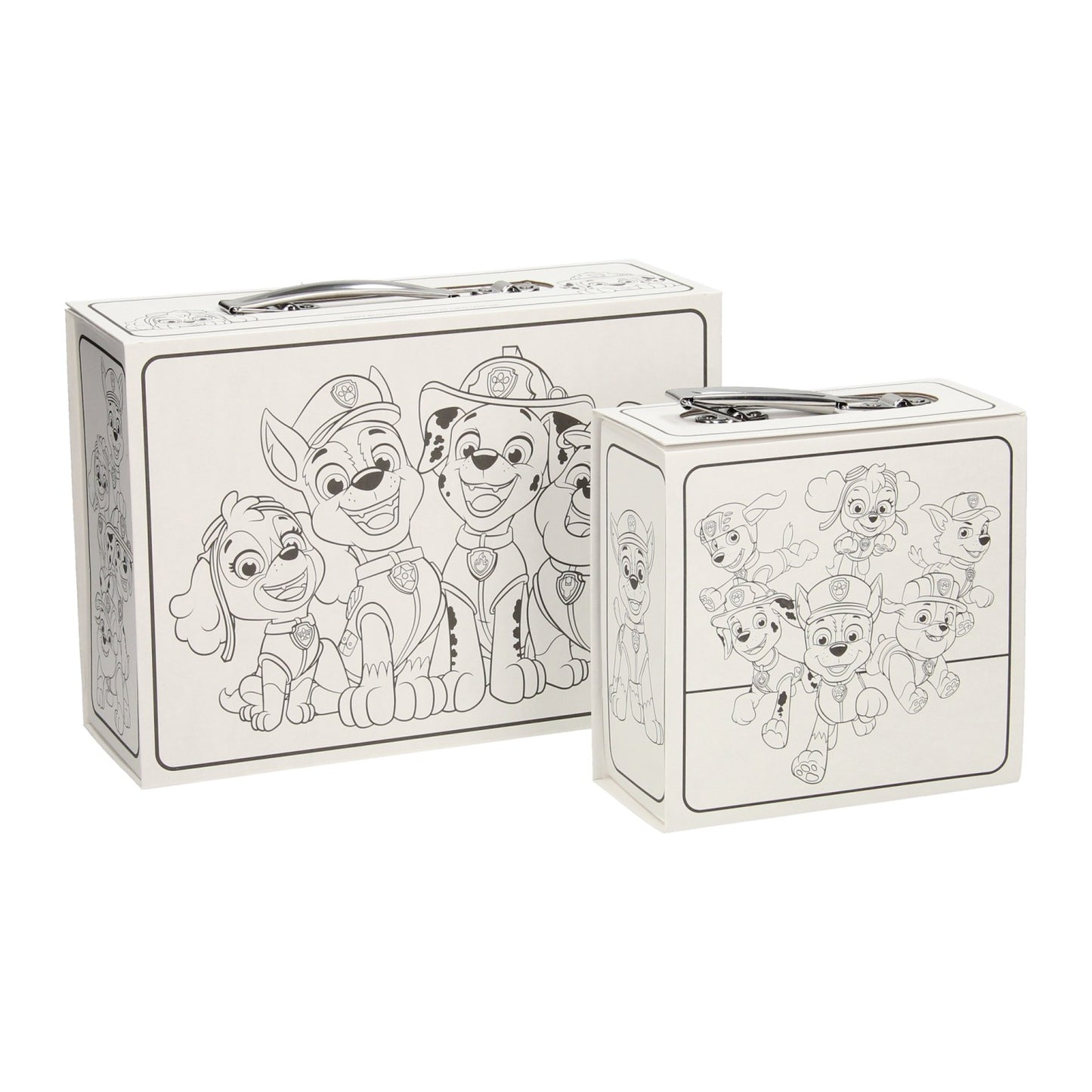 Wins Holland Kleur je eigen paw patrol koffertjes, set van 2