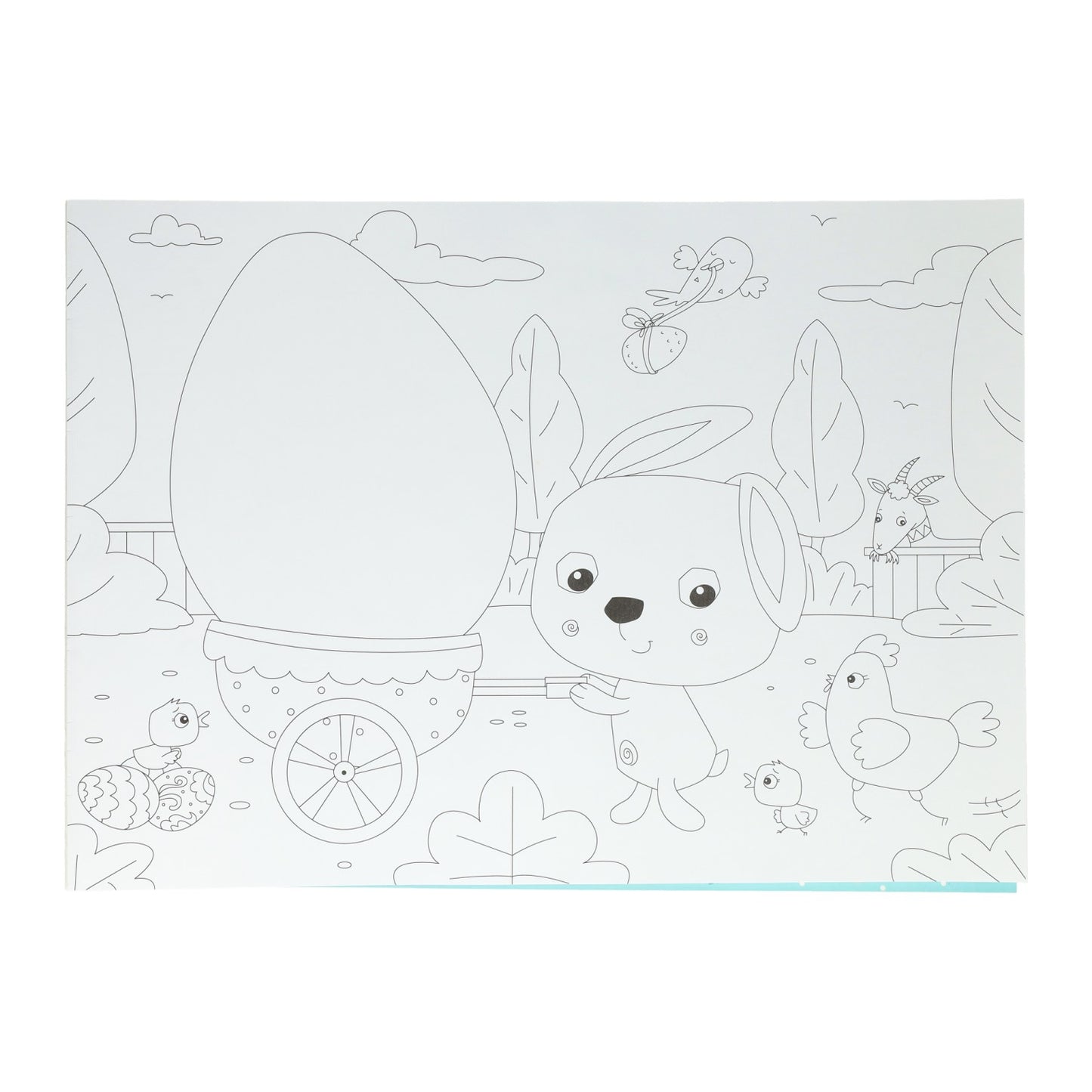Wins Holland Placemats kleurboek pasen, 12st.