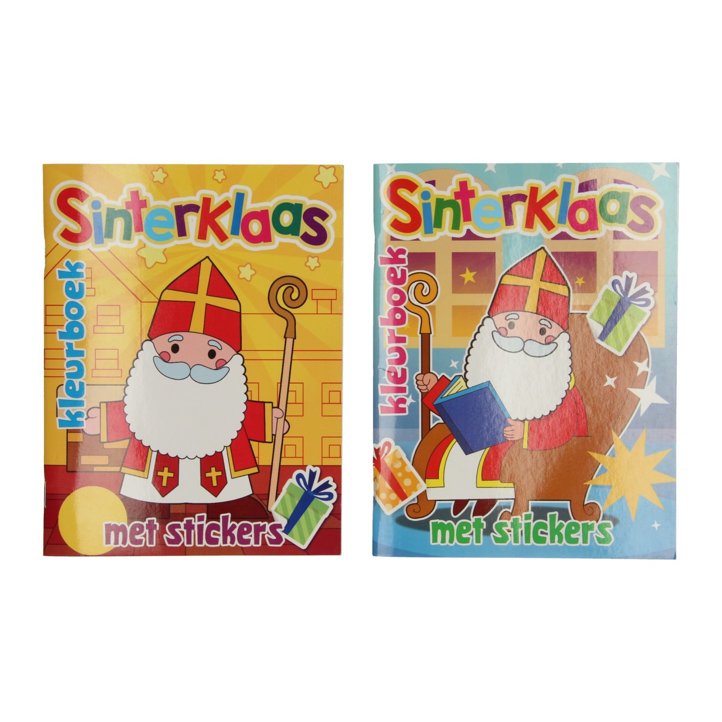 Boek Specials Nederland BV Sinterklaas kleurboek met stickers