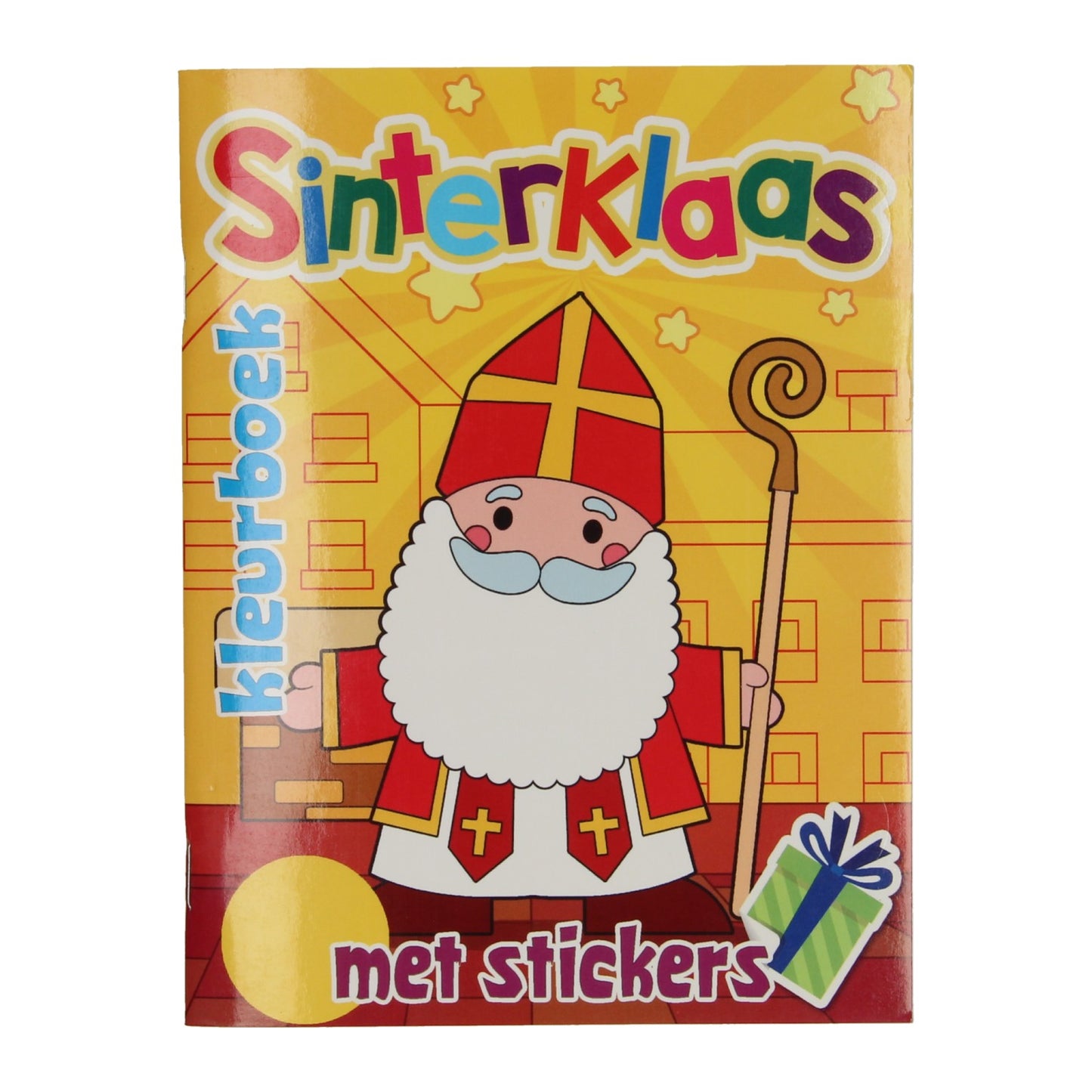 Boek Specials Nederland BV Sinterklaas kleurboek met stickers