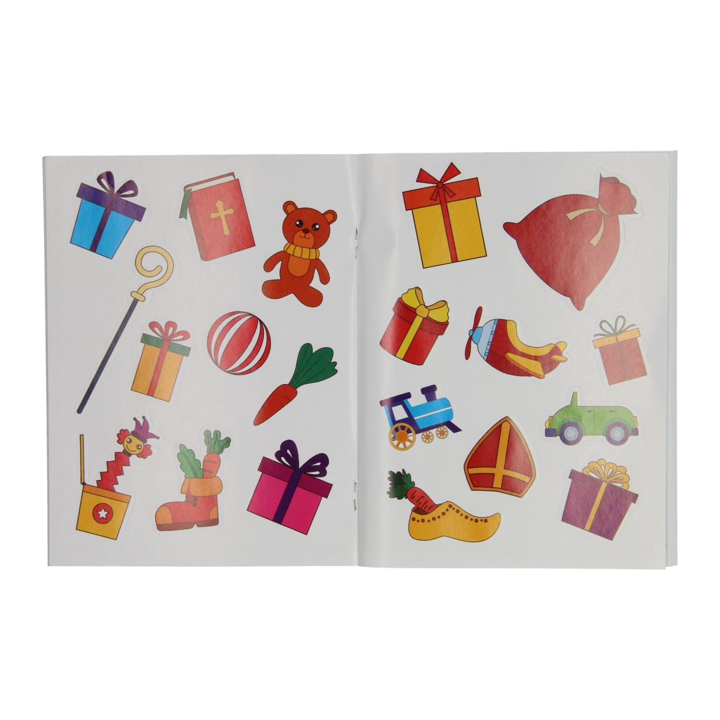 Boek Specials Nederland BV Sinterklaas kleurboek met stickers