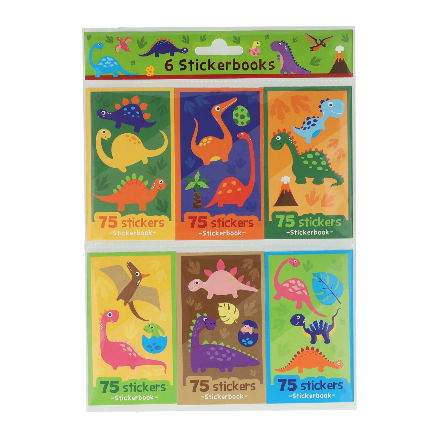 Wins Holland Sticker uitdeelboekjes dinosaurus, 6st.