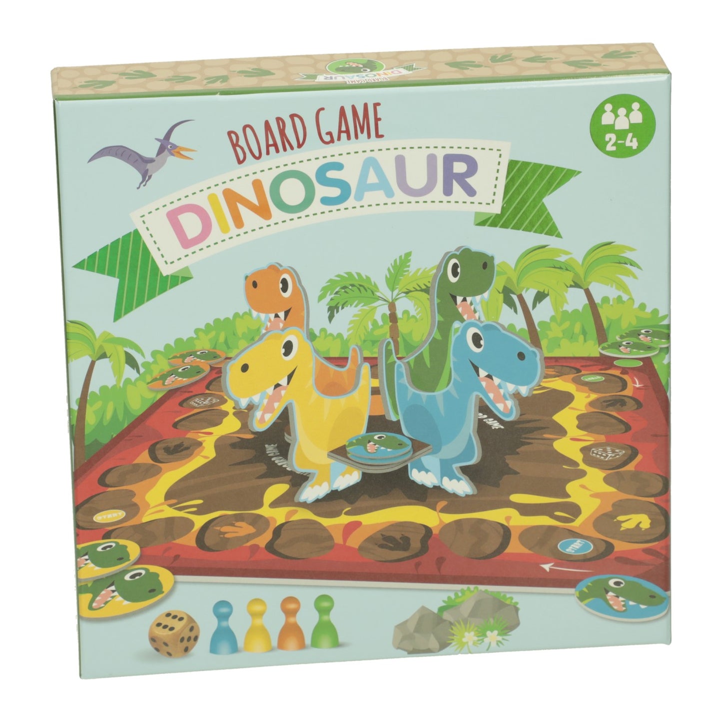Wins Holland Bordspel dinosaurus