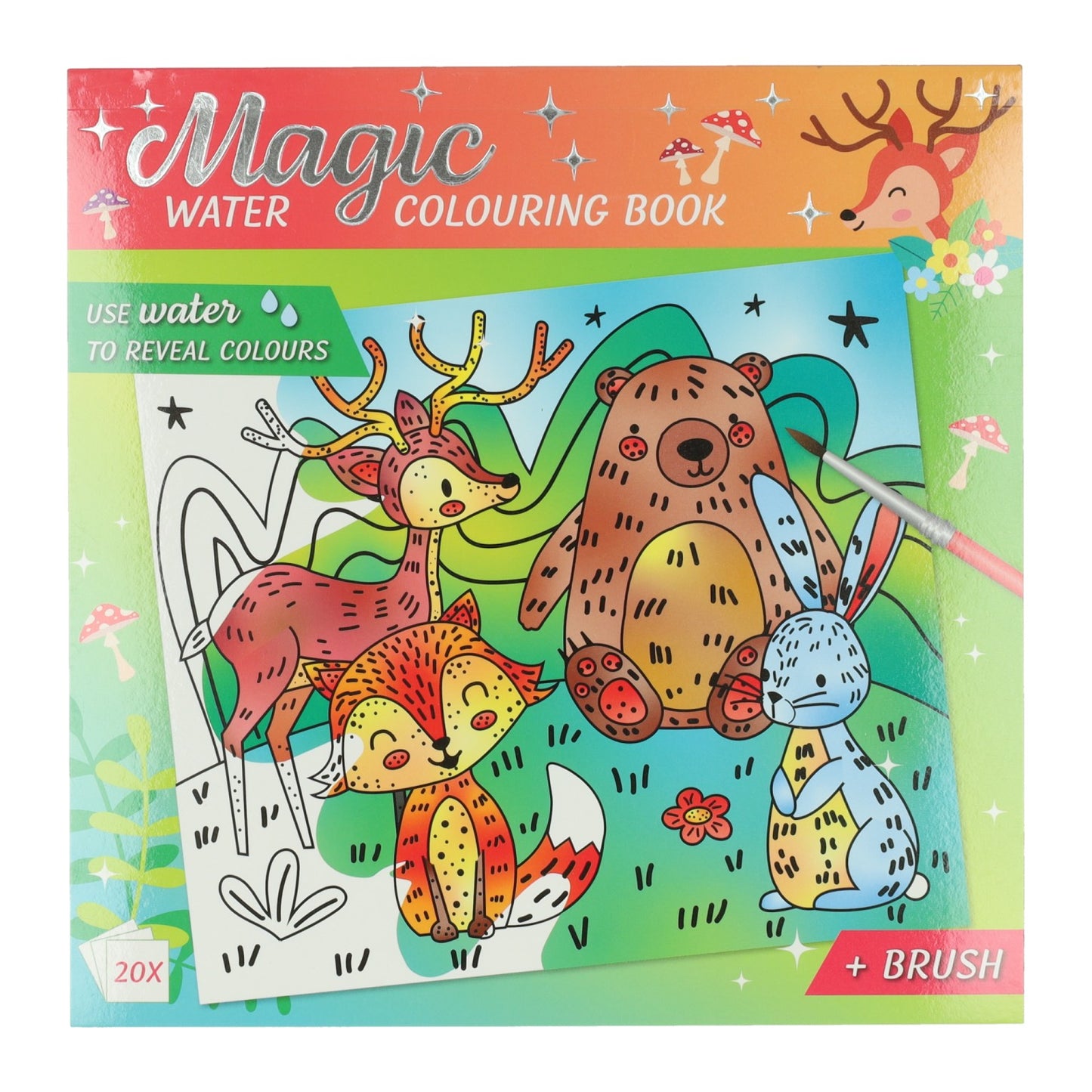 Wins Holland Magische waterverfkleurblok bosdieren