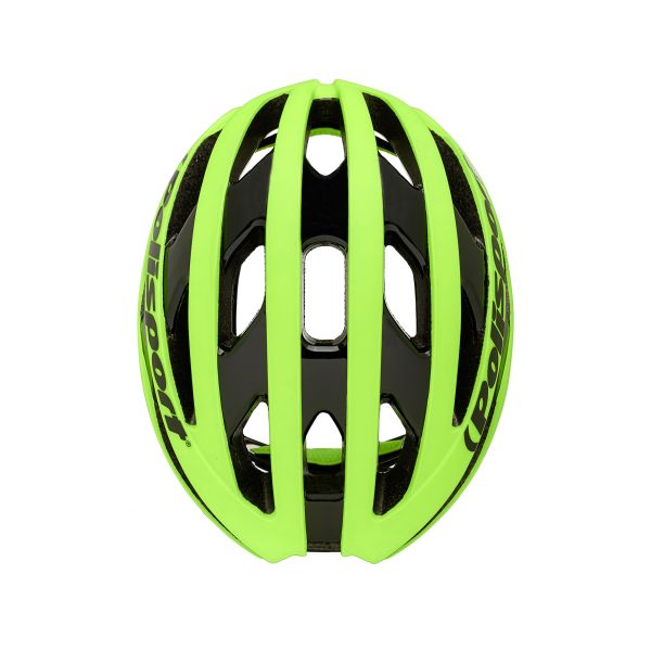 Polisport light pro fietshelm m 52-58cm fluo geel zwart