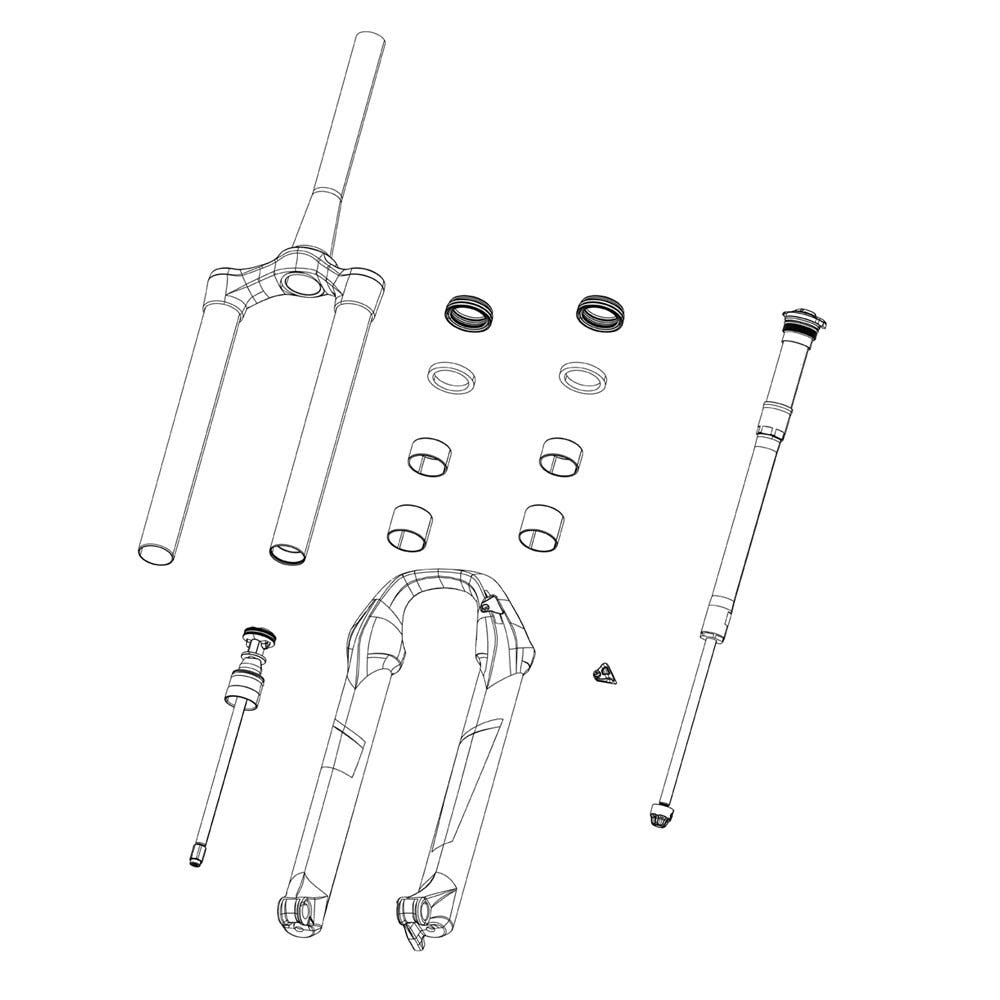 Rockshox kabelklem leiding sid c1 sid sl - 160572