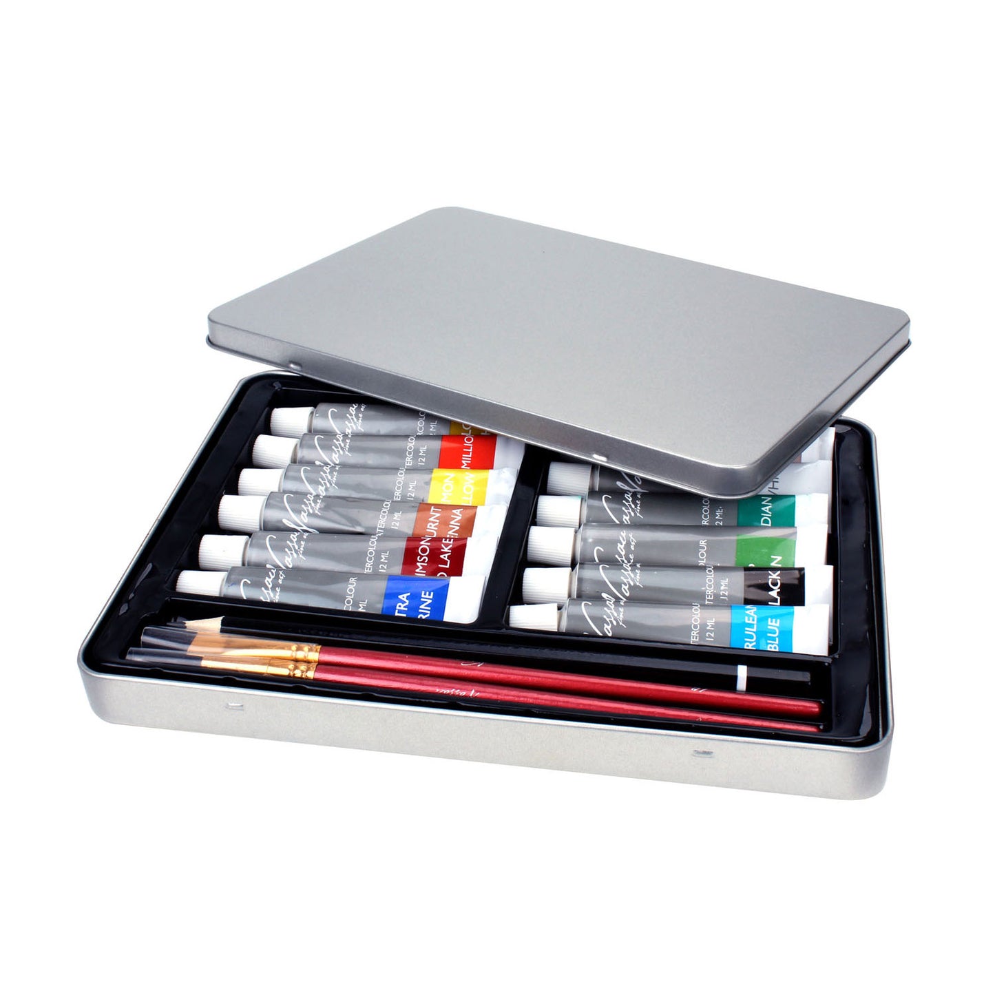 Nassau Fine Art Aquarelverf met accessoires, 16dlg.