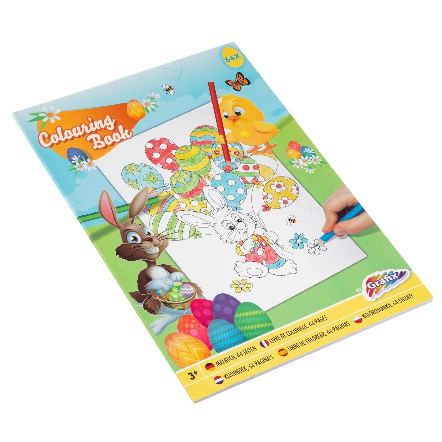 Grafix Kleurboek pasen a4, 64pag.