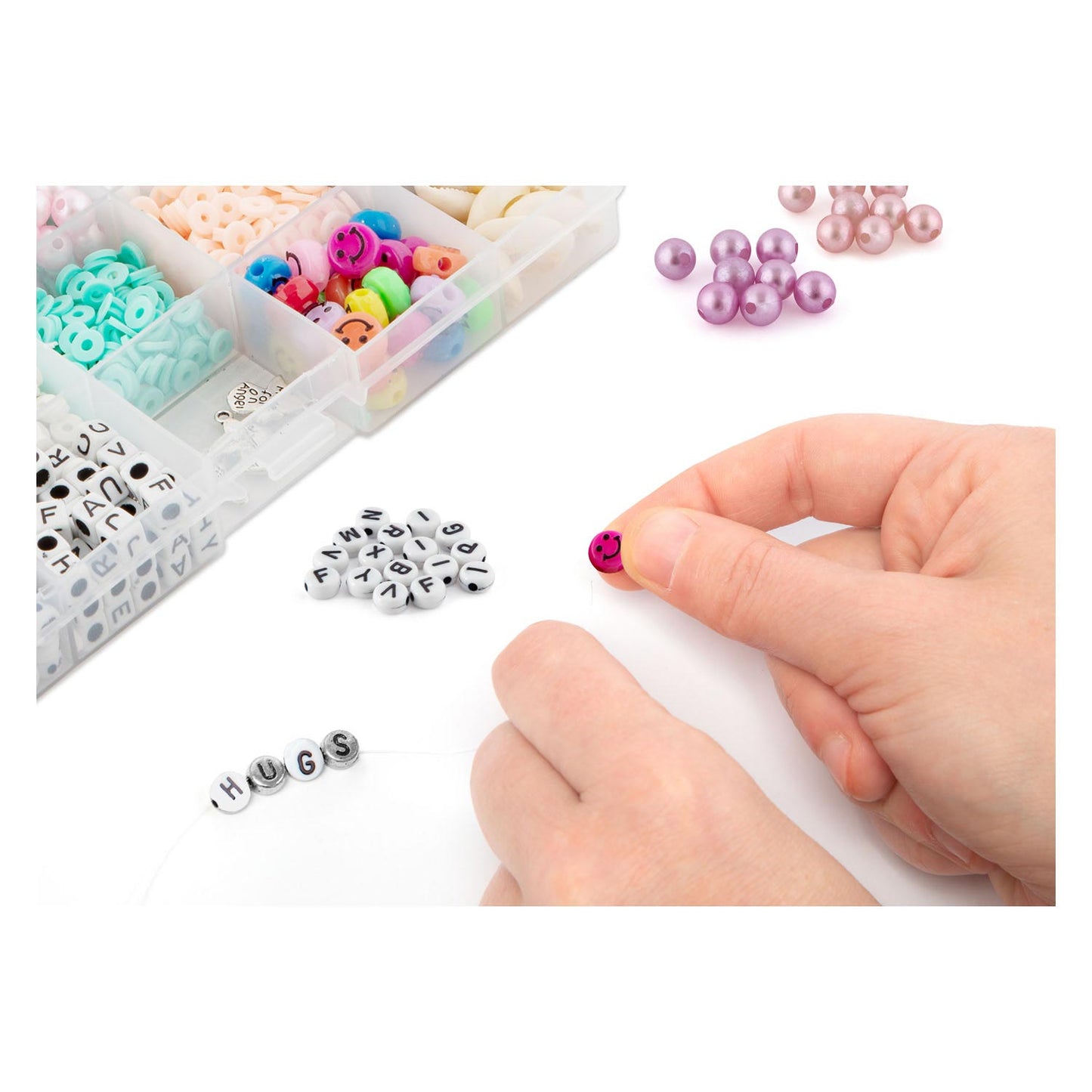Grafix Kralensets beads in box, 12 setjes beads