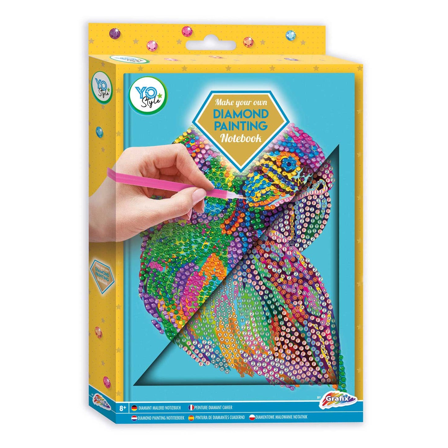 Grafix Maak je eigen diamond painting notebook
