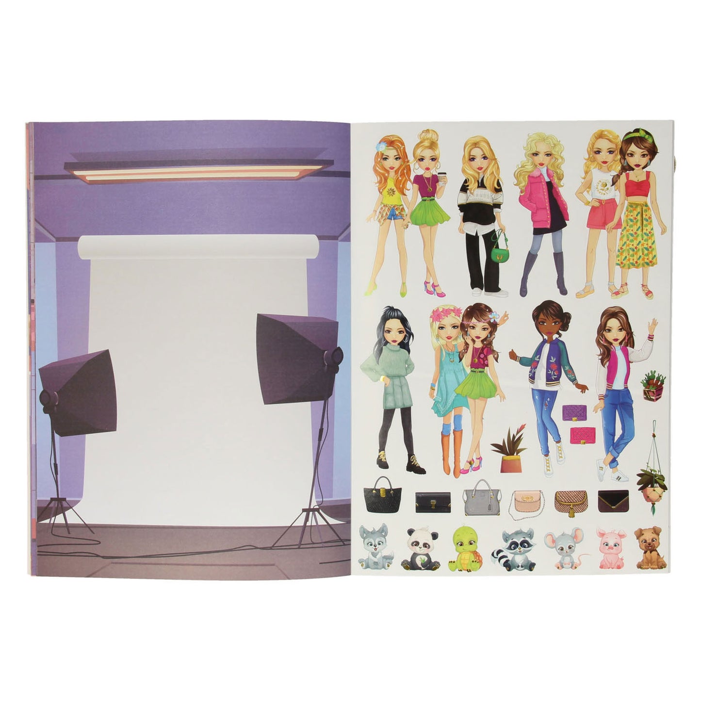 Grafix Besties dress me up stickerboek