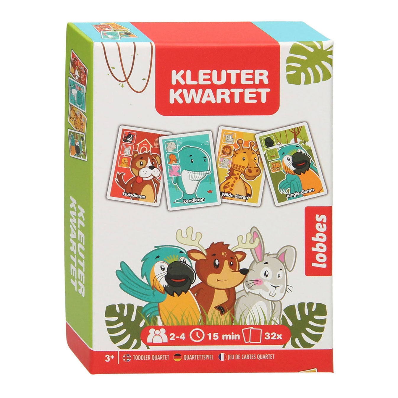 Lobbes Kleuter kwartet jumbo dieren