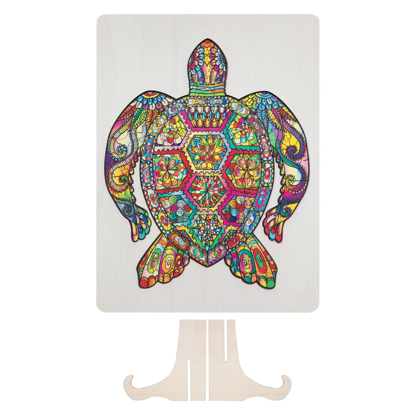 Creative Craft Group Houten legpuzzel schildpad, 130st.
