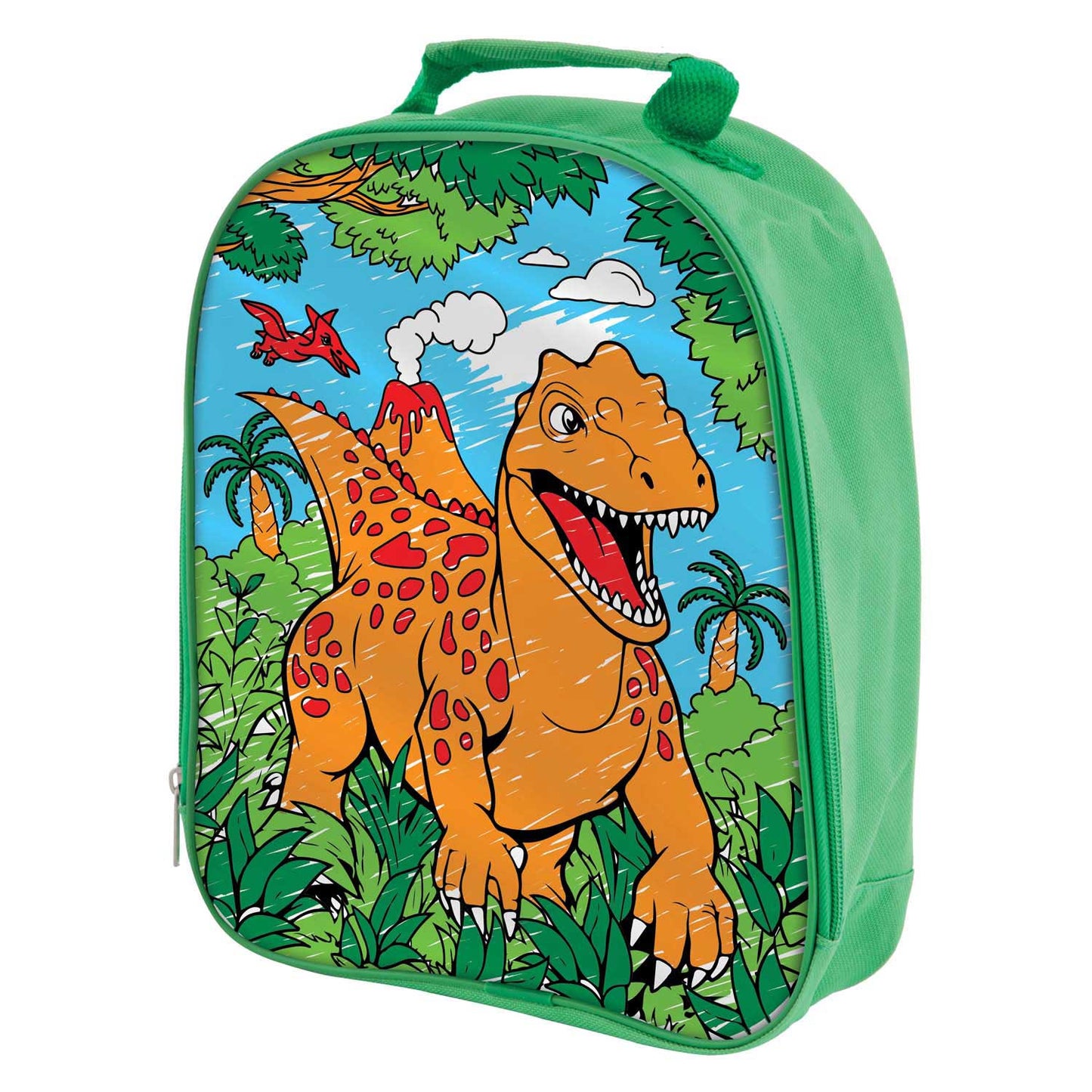 Creative Craft Group Dino kleur je eigen tas met stiften