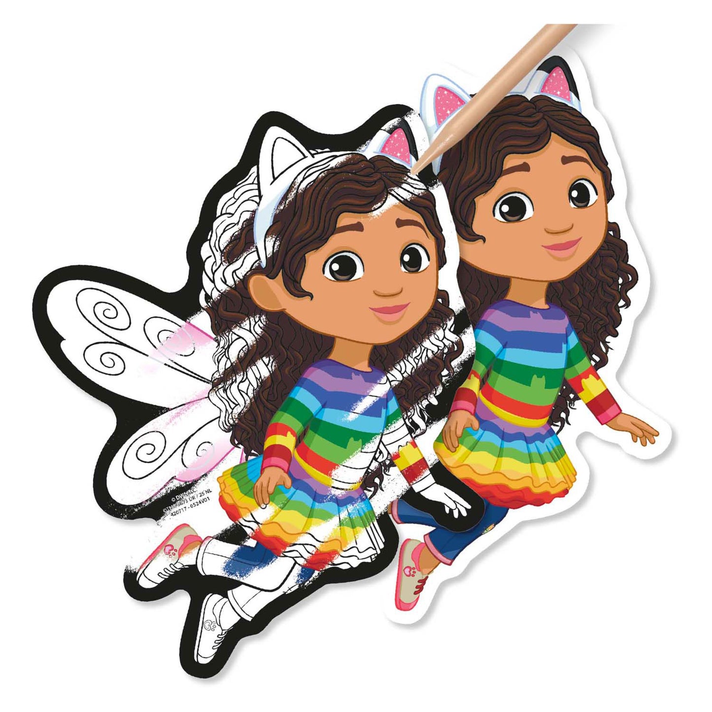 Moxy Scratch magneten gabby's poppenhuis, 12d;g.