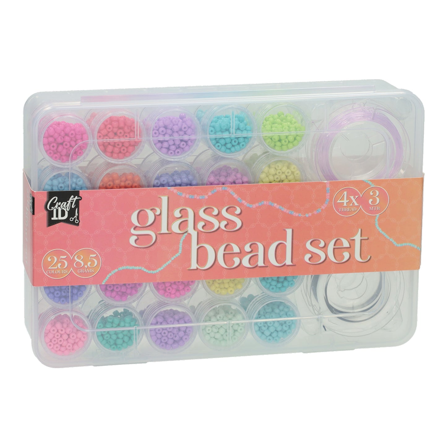 Creative Craft Group Glaskralen, 25 kleuren