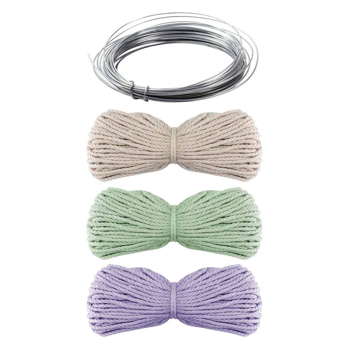 Creative Craft Group Macrame flessen decoreren met bloemen