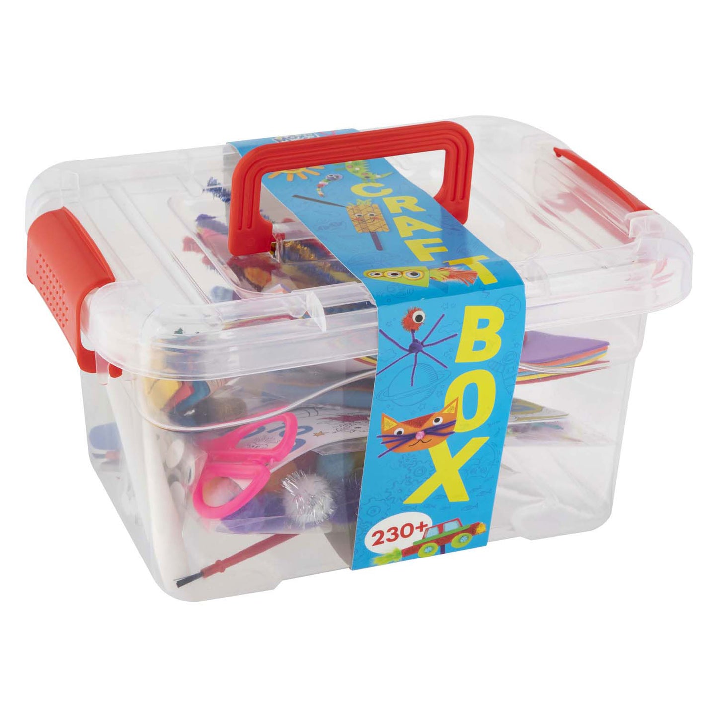 Creative Craft Group Knutseldoos met knutselmateriaal divers, 240dlg.