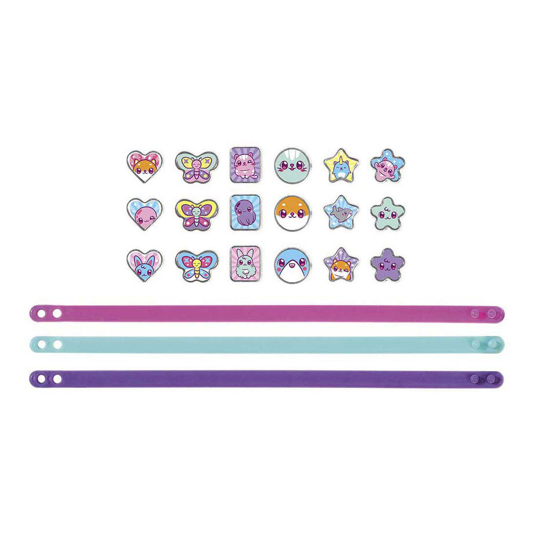 Mini Mymy 3 bracelets 18 charms