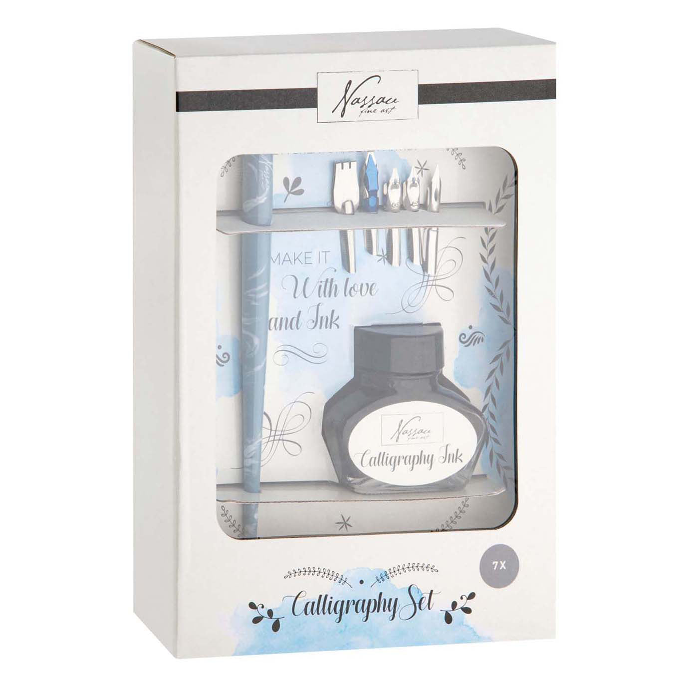Nassau Fine Art Nassau calligraphy set - 7st.