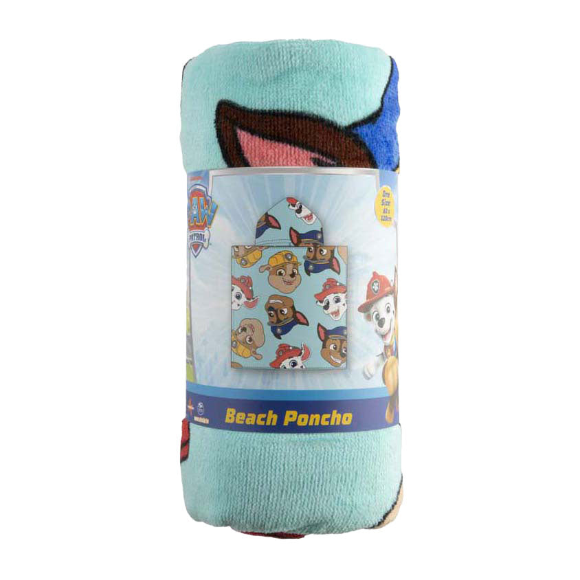 Creative Craft Group Paw patrol strandponcho - 60x60cm