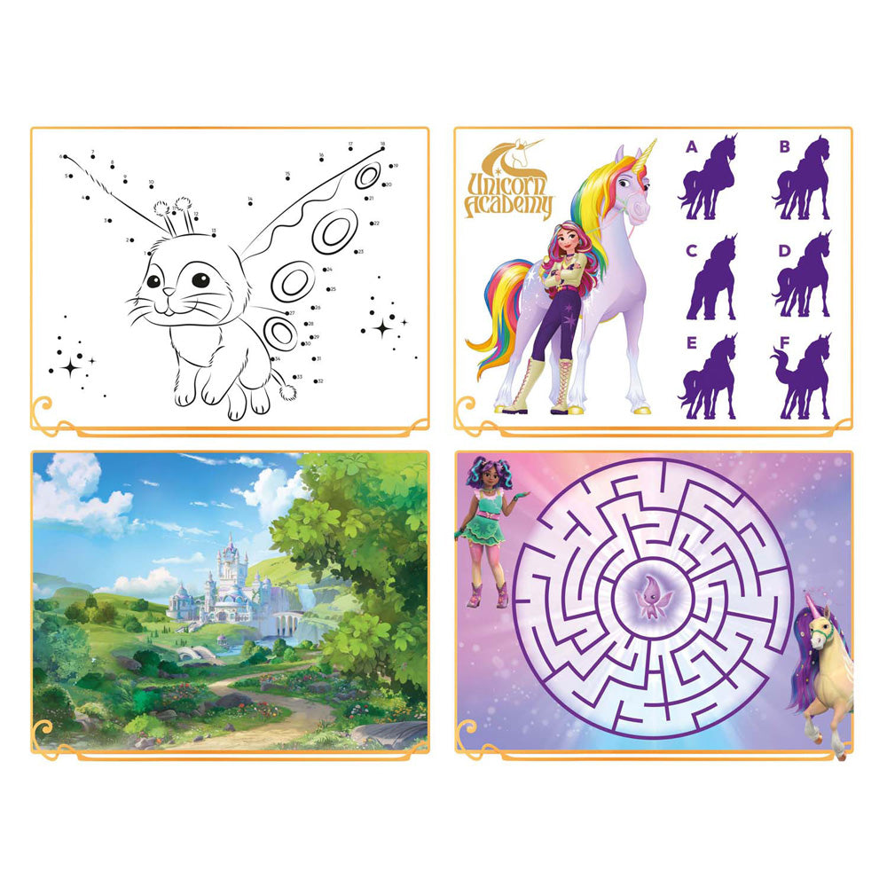 Creative Craft Group Totum unicorn academy super stickerset - 8 vellen