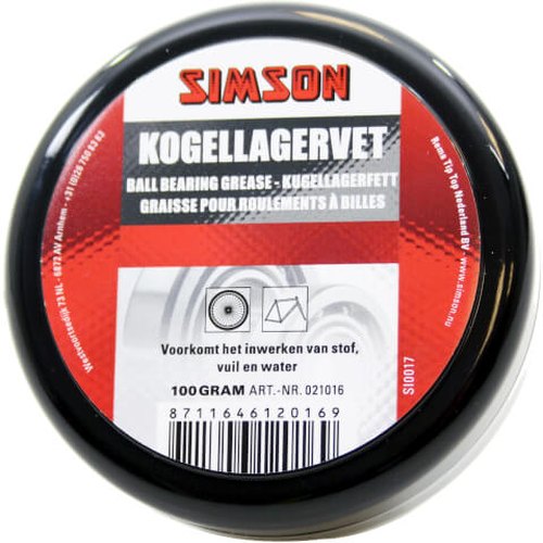 Simson kogellagervet zwart