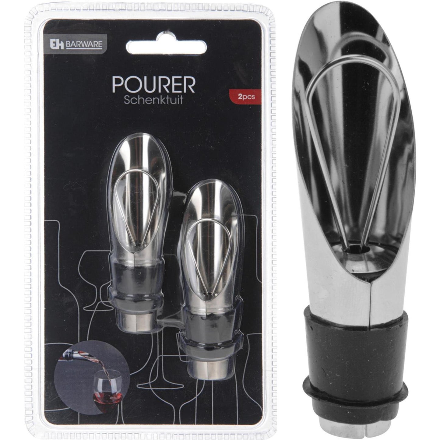 Excellent Houseware Schenktuit set van 2 stuks op blister