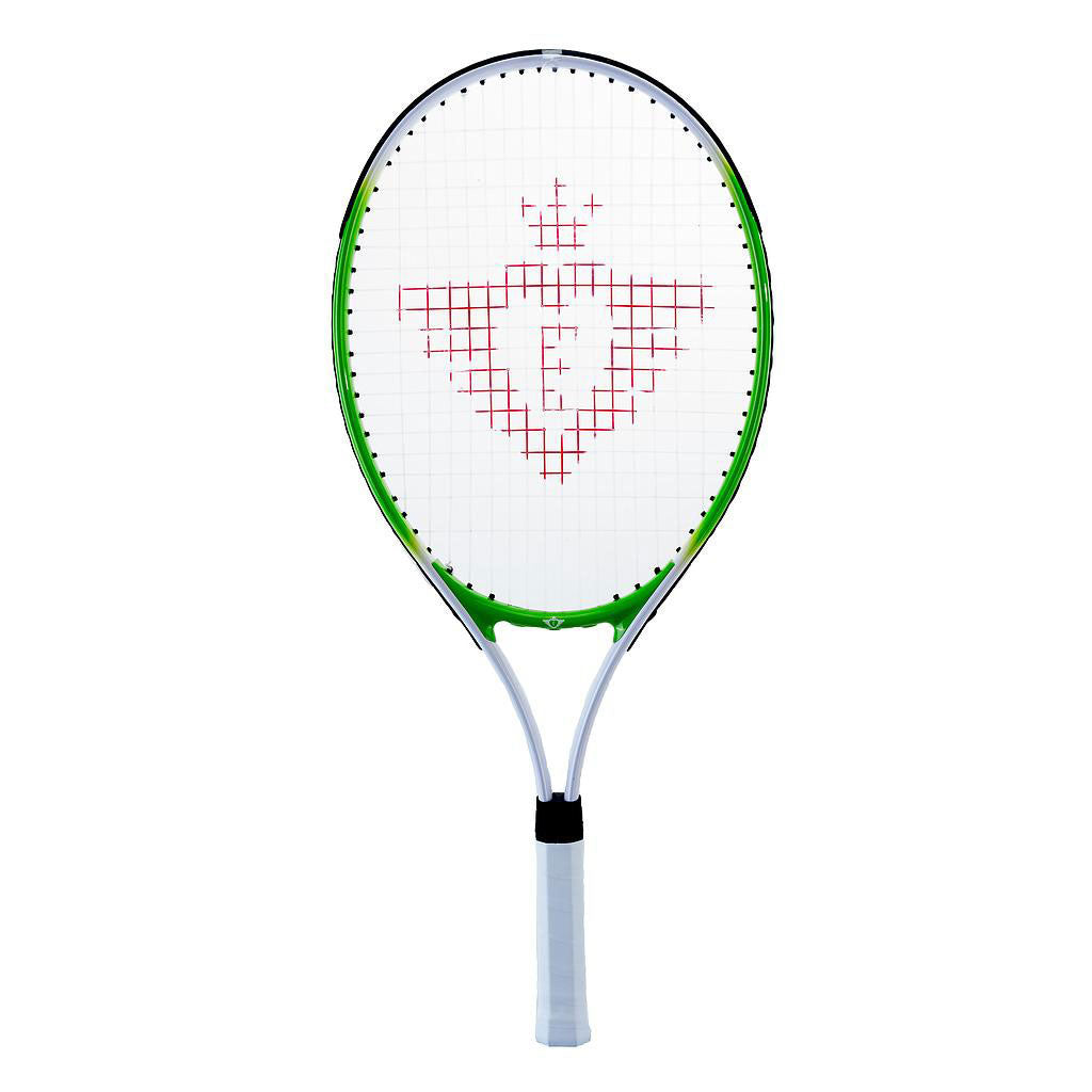 Engelhart Tennisracket met hoes en 2 ballen - groen