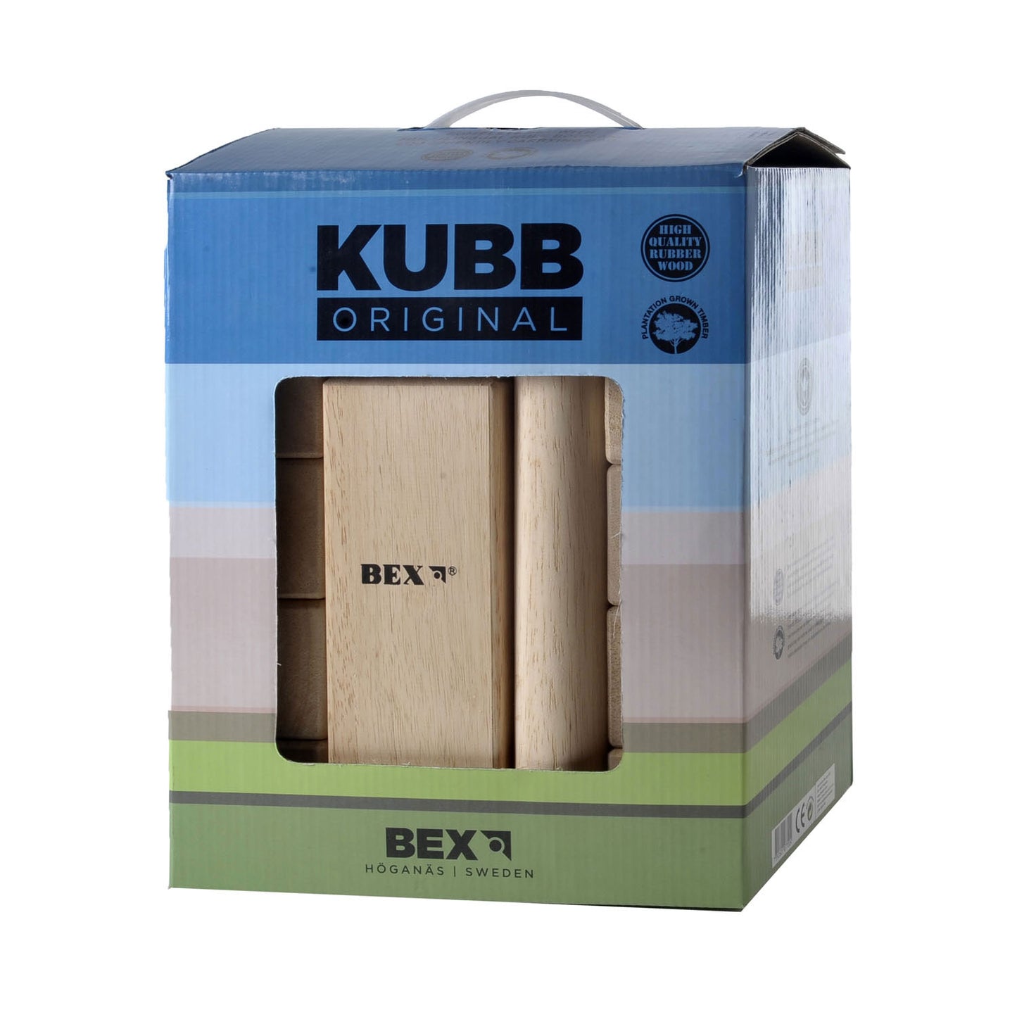 Bex Kubb original rubberhout
