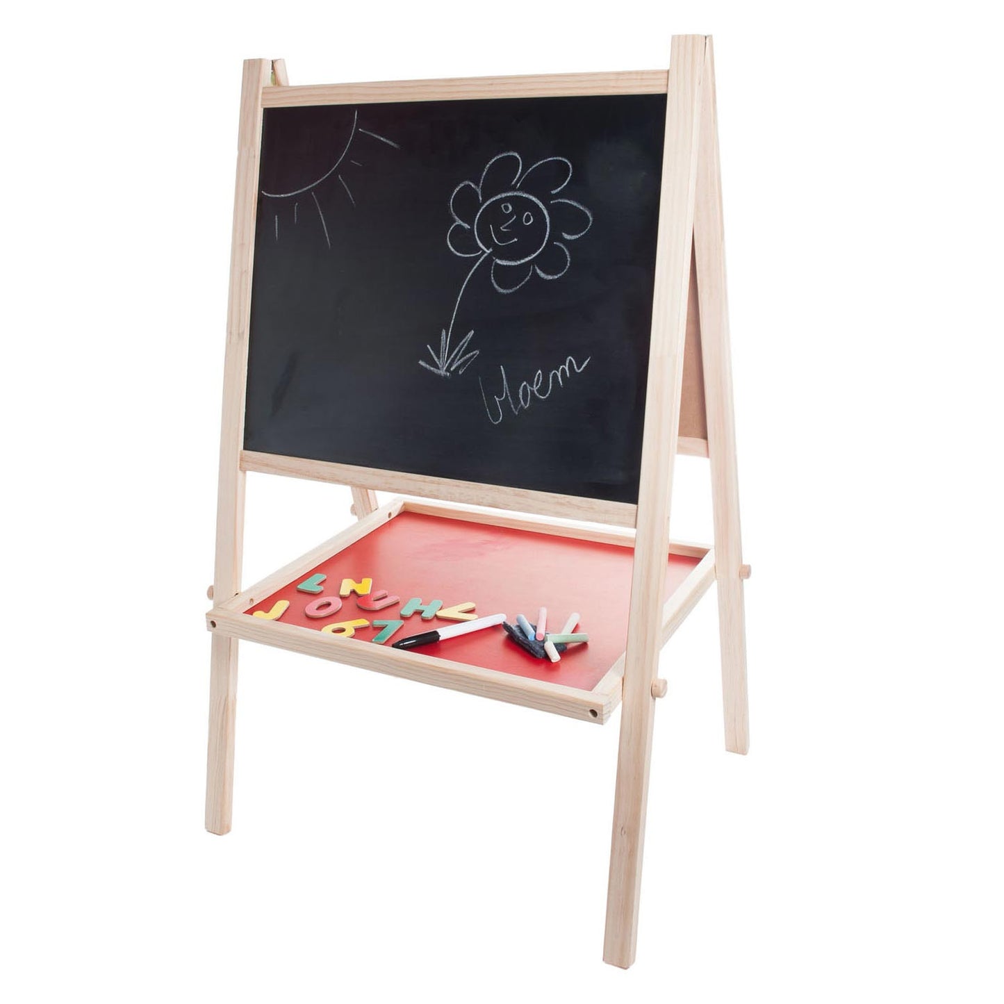 Longfield School- en whitebord hout